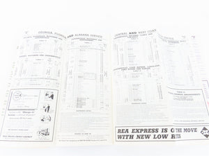 ACL Atlantic Coast Line Railroad Time Tables April 28, 1963 - October 26, 1963