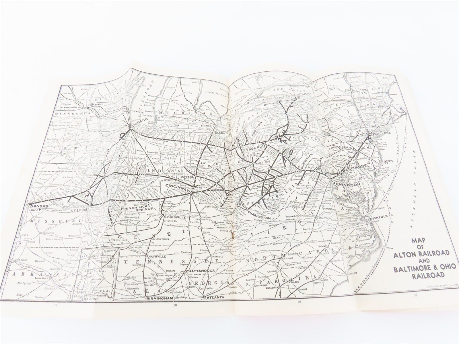 The Alton Railroad Company Time Tables September 29, 1940