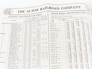 The Alton Railroad Company Time Tables April 27, 1941