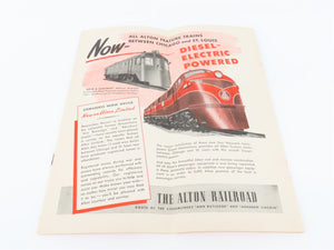 The Alton Railroad Company Time Tables Nov. - Dec. 1945 Jan., 1946