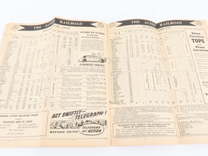 The Alton Railroad Company Time Tables Nov. - Dec. 1945 Jan., 1946