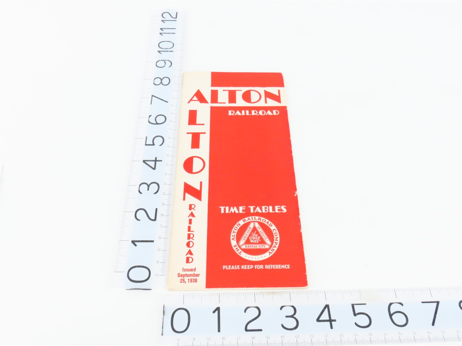 The Alton Railroad Company Time Tables September 25, 1938