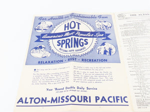 The Alton Railroad Company Time Tables September 25, 1938