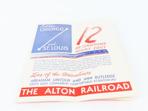 The Alton Railroad Company Time Tables April 24, 1938