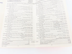 The Alton Railroad Company Time Tables April 24, 1938