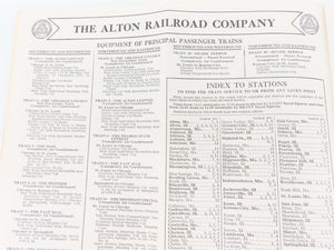 The Alton Railroad Company Time Tables April 24, 1938