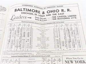 The Alton Railroad Company Time Tables April 24, 1938