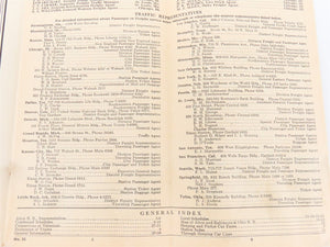 The Alton Railroad Company Time Tables June 3, 1934