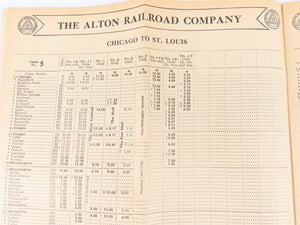 The Alton Railroad Company Time Tables June 3, 1934