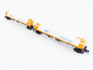 N Broadway Limited BLI 3821 UTLX AirCo Industrial Gas Cryogenic Tank Cars 2-Pack