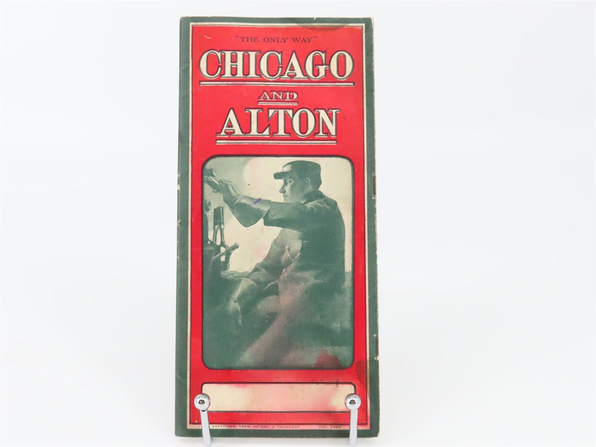 C&amp;A Chicago &amp; Alton Railroad Company Time Tables - December 1906