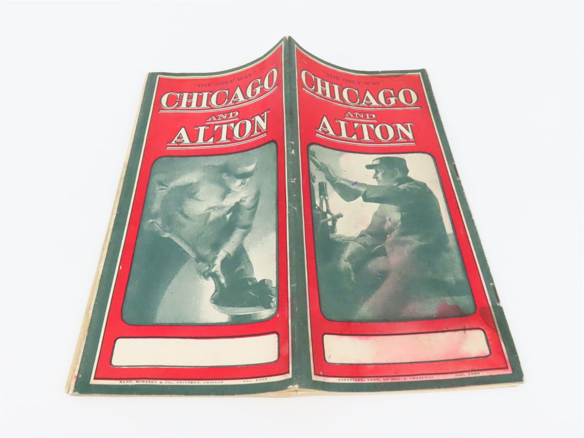 C&amp;A Chicago &amp; Alton Railroad Company Time Tables - December 1906