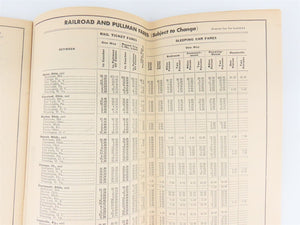 B&O Baltimore & Ohio Railroad System Time Tables - November 12, 1944