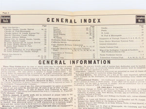 CB&Q Burlington Route Railroad Time Tables - May 1937