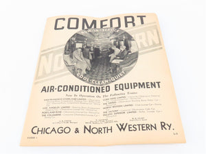 CNW Chicago & North Western Line Time Tables - August 1, 1934