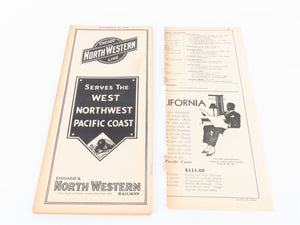 CNW Chicago & North Western Line Time Tables - September 30, 1934