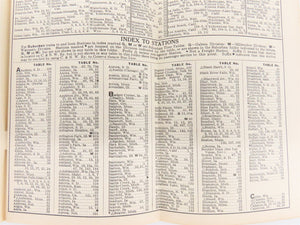 CNW Chicago & North Western Line Time Tables - July 8, 1937