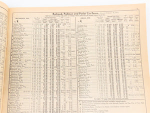 CNW Chicago & North Western Line Time Tables - February 1, 1942