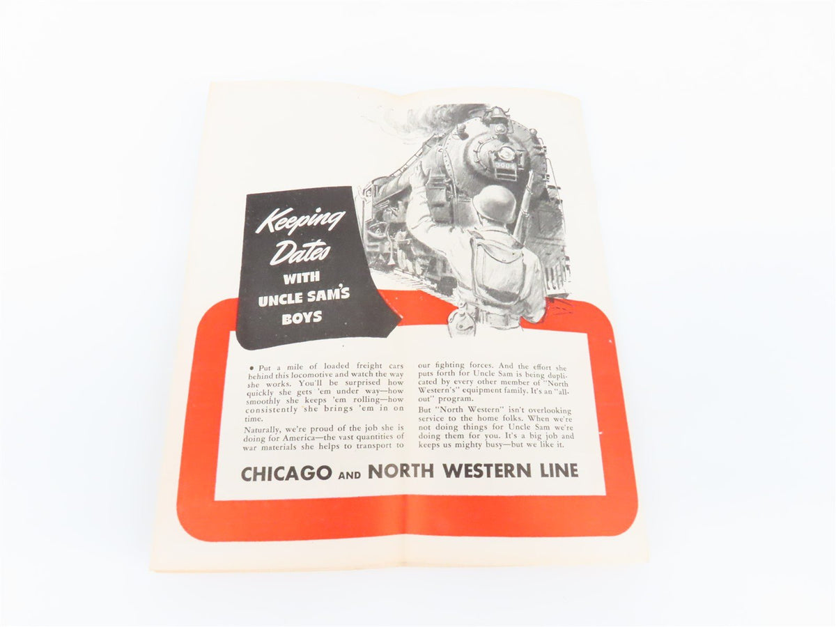 CNW Chicago &amp; North Western Line Time Tables - June 7, 1942