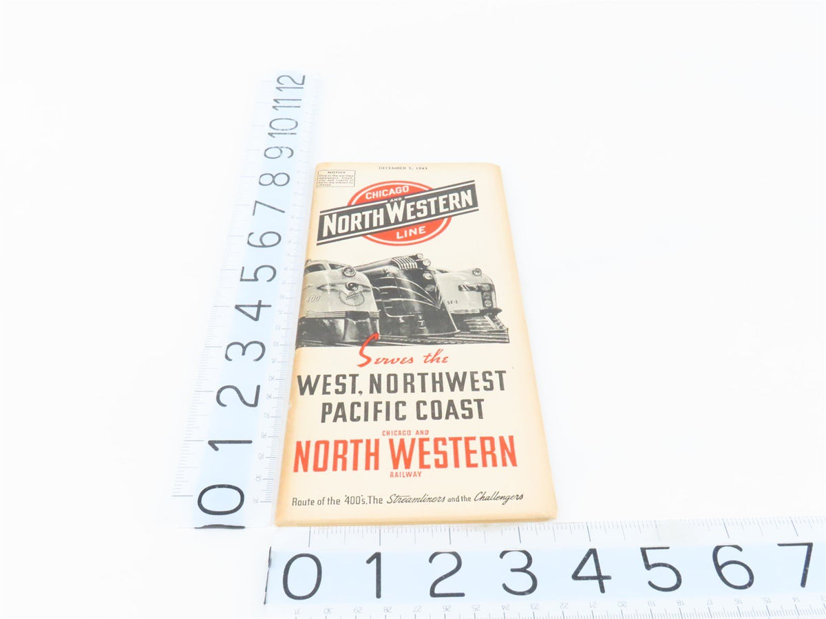 CNW Chicago &amp; North Western Line Time Tables - December 5, 1943