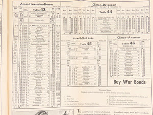 CNW Chicago & North Western Line Time Tables - December 5, 1943