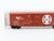 N Micro-Trains MTL 76030 ATSF Santa Fe 50' Plug & Sliding Door Box Car #49635