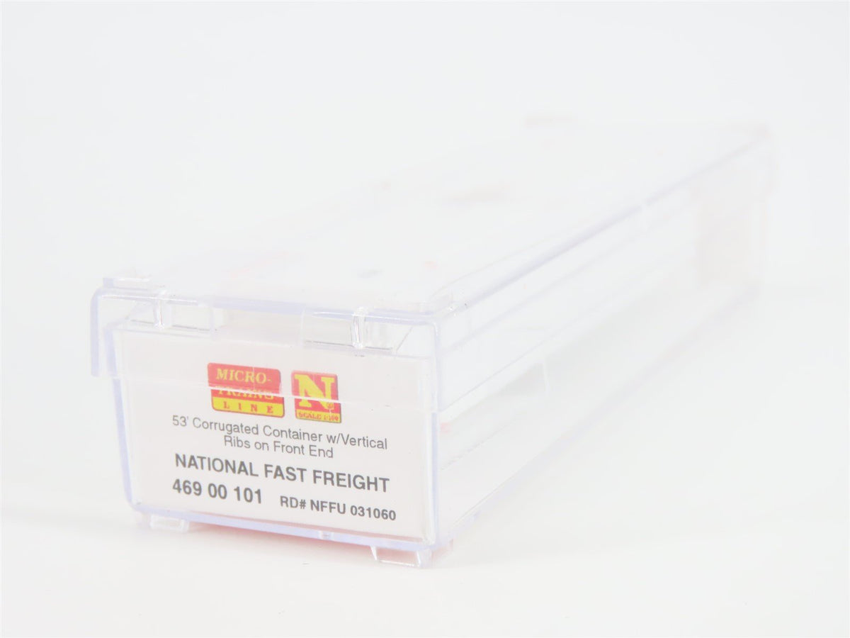 N Scale Micro-Trains MTL 46900101 National Fast Freight 53&#39; Corrugated Container