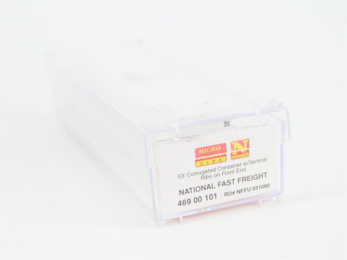 N Scale Micro-Trains MTL 46900101 National Fast Freight 53&#39; Corrugated Container