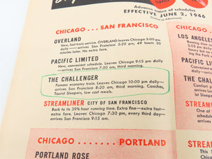 CNW Chicago & North Western Line Time Tables - March 31, 1946