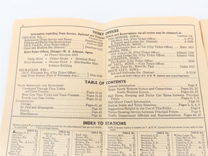 CNW Chicago & North Western Line Time Tables - March 31, 1946