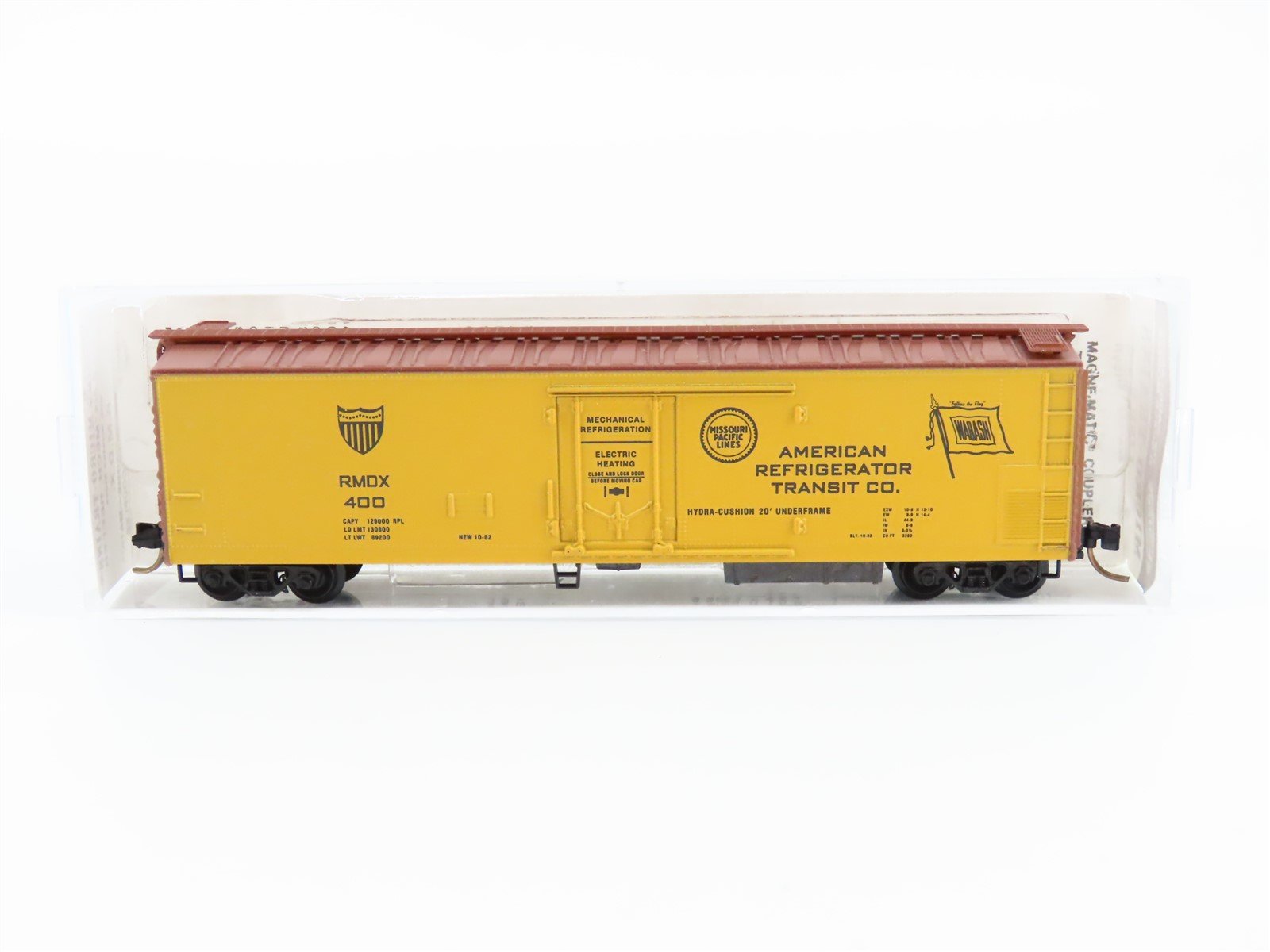 N Kadee Micro-Trains MTL 69050 RMDX American Refrigerator 51' Mech Reefer #400