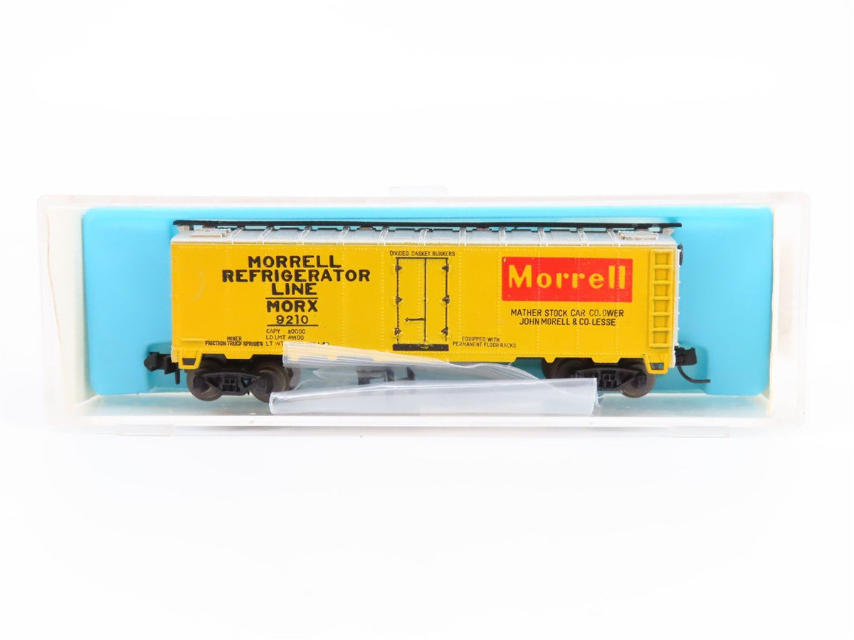 N Scale Atlas 2397 MORX Morrell 40&#39; Steel Reefer #9210