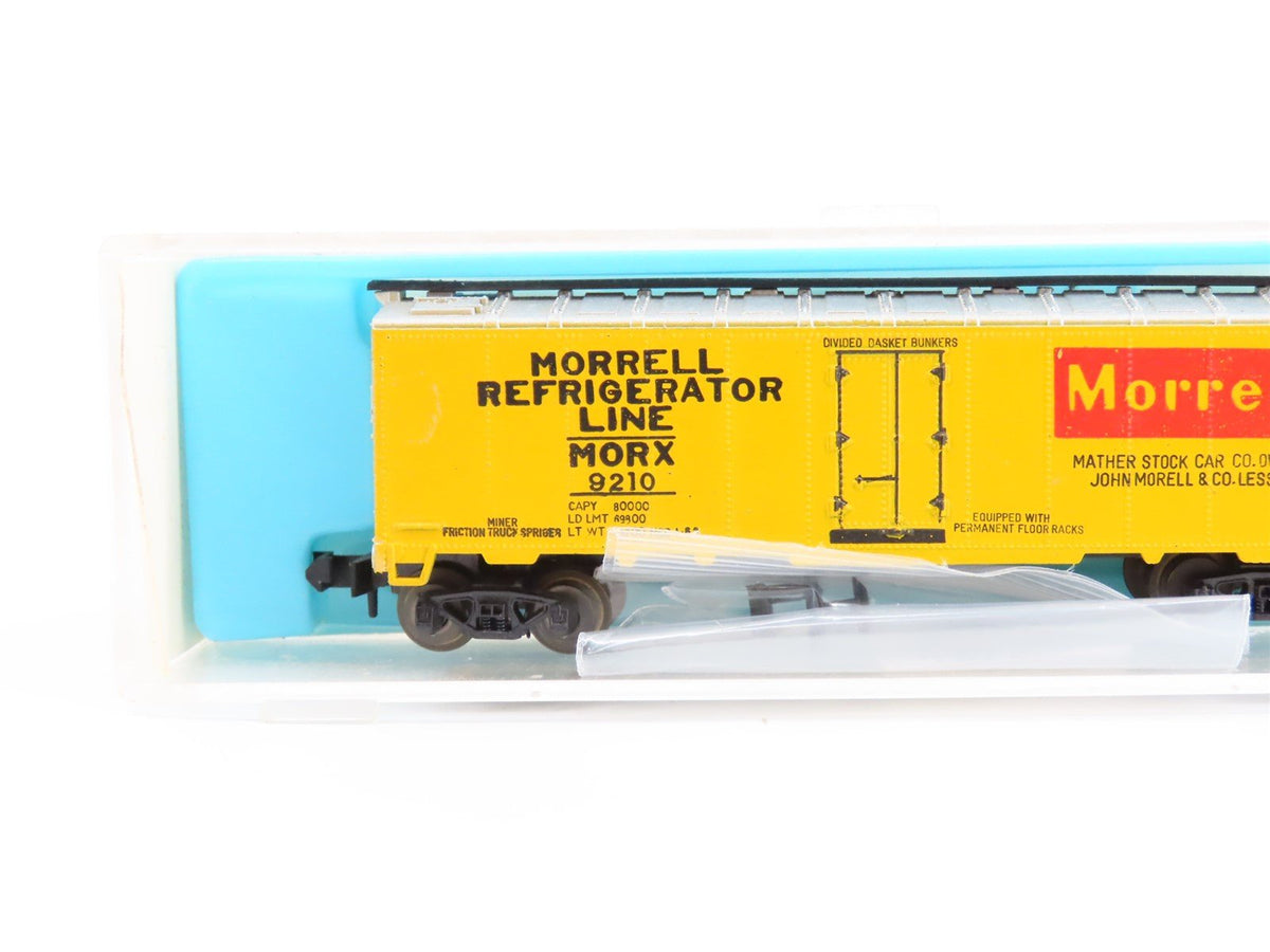 N Scale Atlas 2397 MORX Morrell 40&#39; Steel Reefer #9210