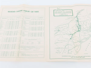 D&H Delaware & Hudson Railroad Passenger Train Schedules - April 28, 1963 (2 Pk)