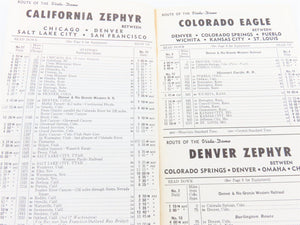 D&RGW Denver, Rio Grande & Western Railroad Time Tables - April 28, 1963