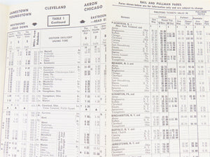 EL Erie Lackawanna Rail Time Tables - April 28, 1963 & April 25, 1965 (2-Pack)