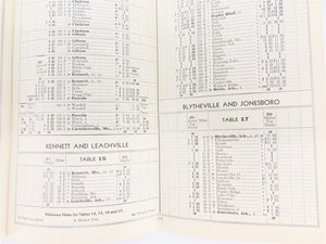 SL-SF Frisco Lines Railroad Time Tables - August, 1935