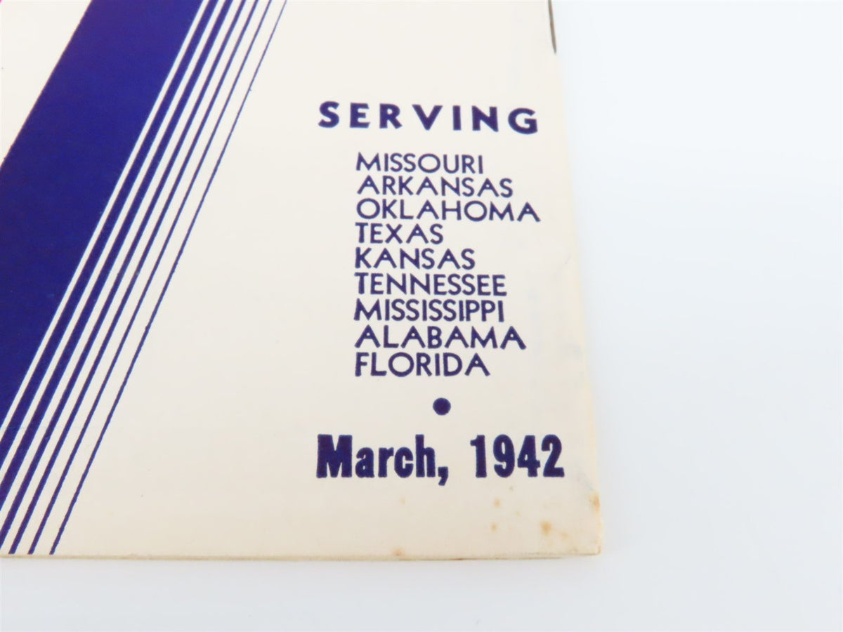 SL-SF St. Louis-San Francisco &quot;Frisco&quot; Railroad Time Tables - March, 1942