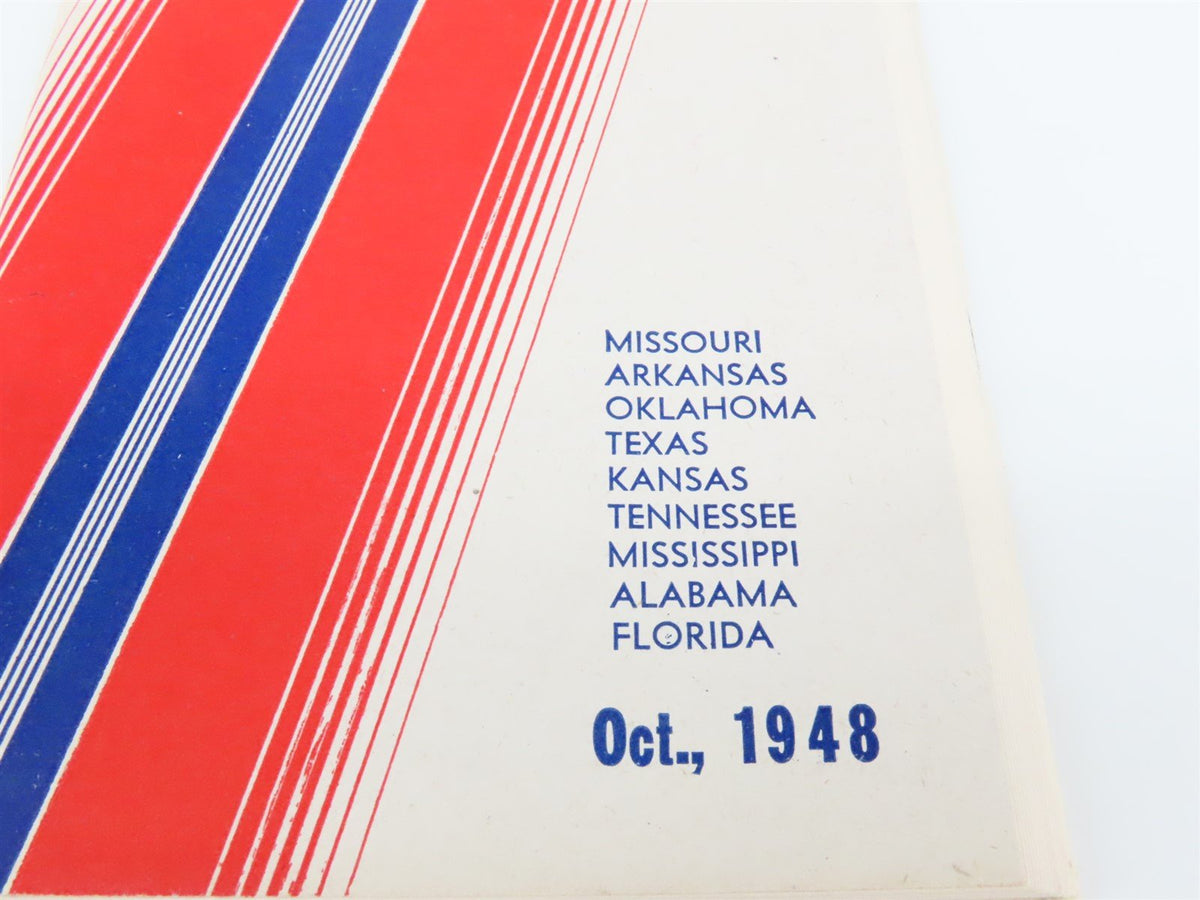 SL-SF St. Louis-San Francisco &quot;Frisco&quot; Railroad Time Tables - October, 1948