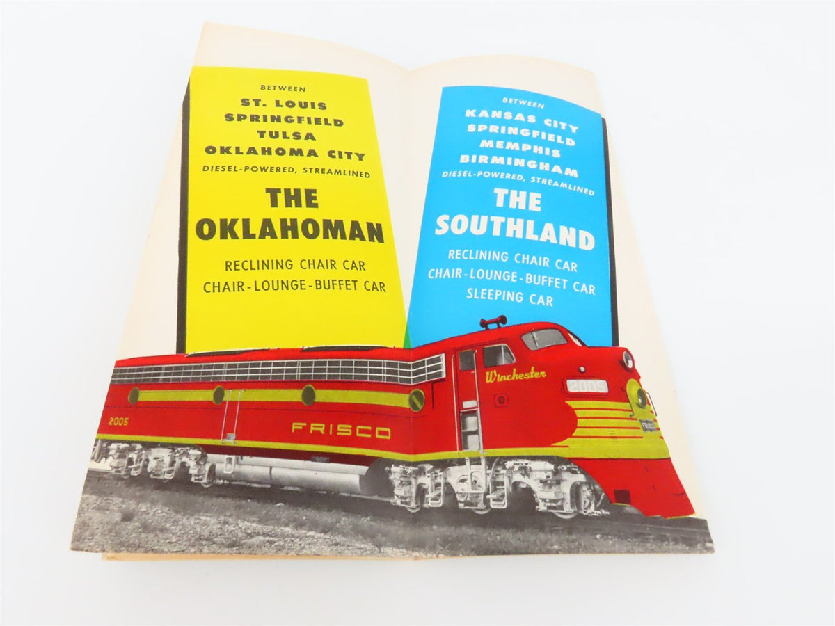 SL-SF St. Louis-San Francisco &quot;Frisco&quot; Railroad Time Tables - October, 1965