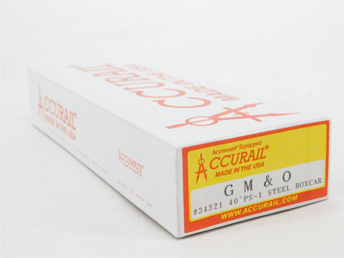 HO Scale Accurail 34321 GM&amp;O Gulf Mobile &amp; Ohio 40&#39; Boxcar #59023 Kit