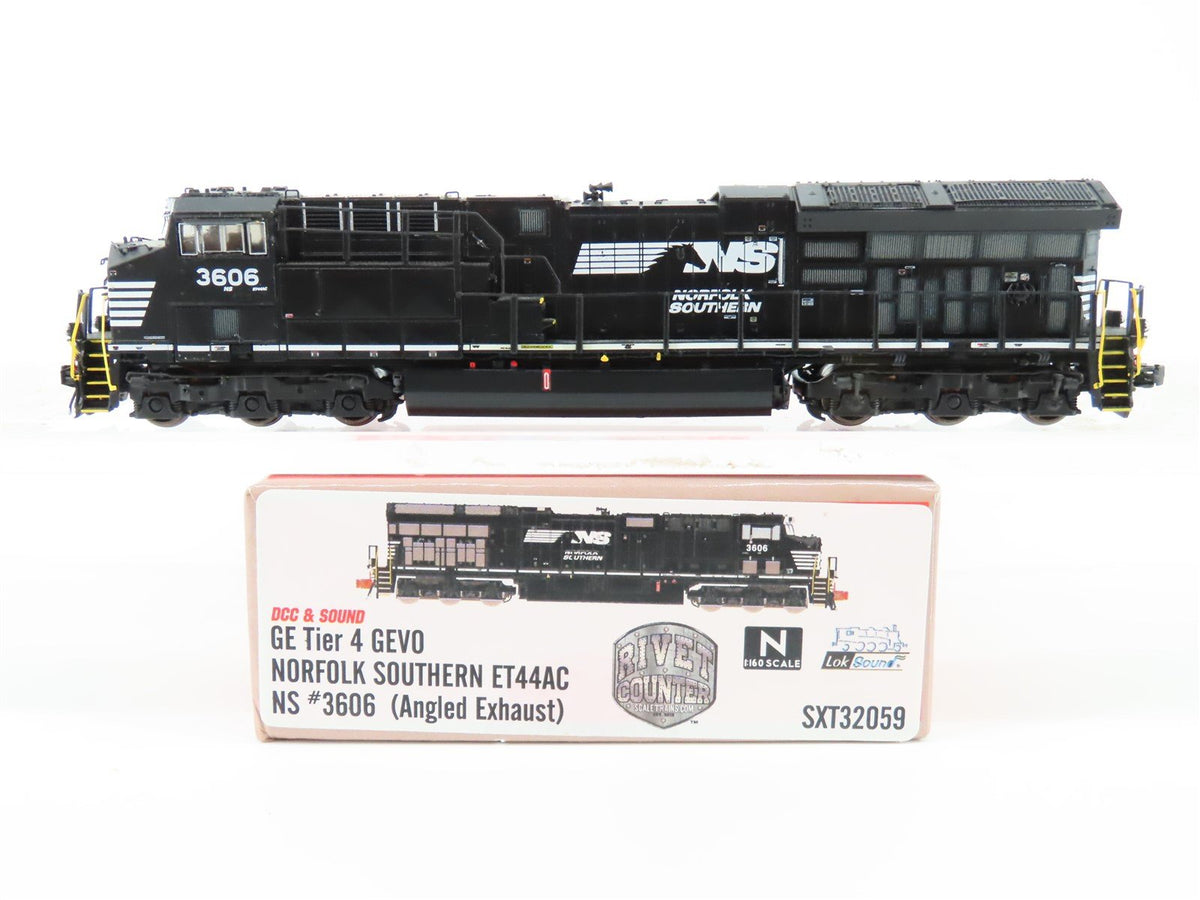 N ScaleTrains SXT32059 NS GE Tier 4 GEVO ET44AC Diesel #3606 w/DCC &amp; Sound