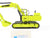 1:50 Scale Die-Cast Conrad 2730 Hymac 890 Excavator