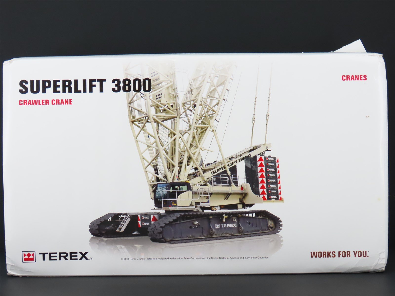1:50 Scale Conrad 2744/0 Die-Cast Terex Superlift 3800 Crawler Crane