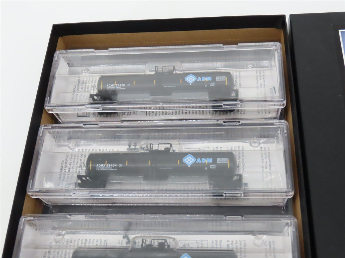 N Micro-Trains MTL 99300180 ADM Archer Daniels Midland 56&#39; Tank Cars 3-Pack