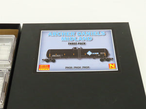 N Micro-Trains MTL 99300180 ADM Archer Daniels Midland 56' Tank Cars 3-Pack