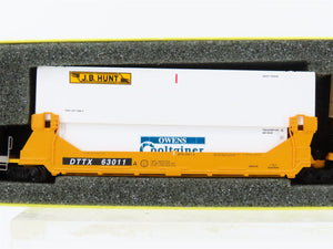 N Deluxe Innovations TTX Gunderson Twinstack 5-Unit Articulated Well Car Set