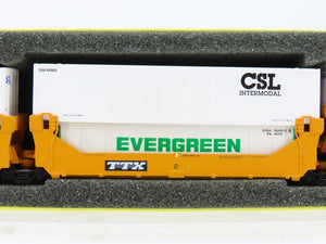 N Deluxe Innovations TTX Gunderson Twinstack 5-Unit Articulated Well Car Set