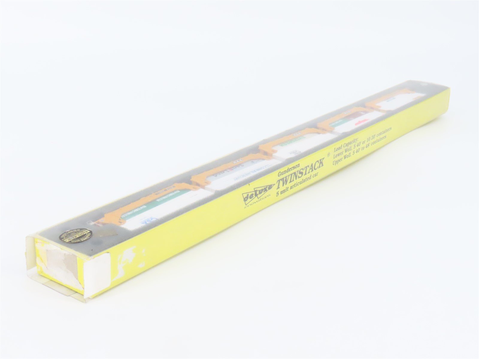 N Deluxe Innovations TTX Gunderson Twinstack 5-Unit Articulated Well Car Set