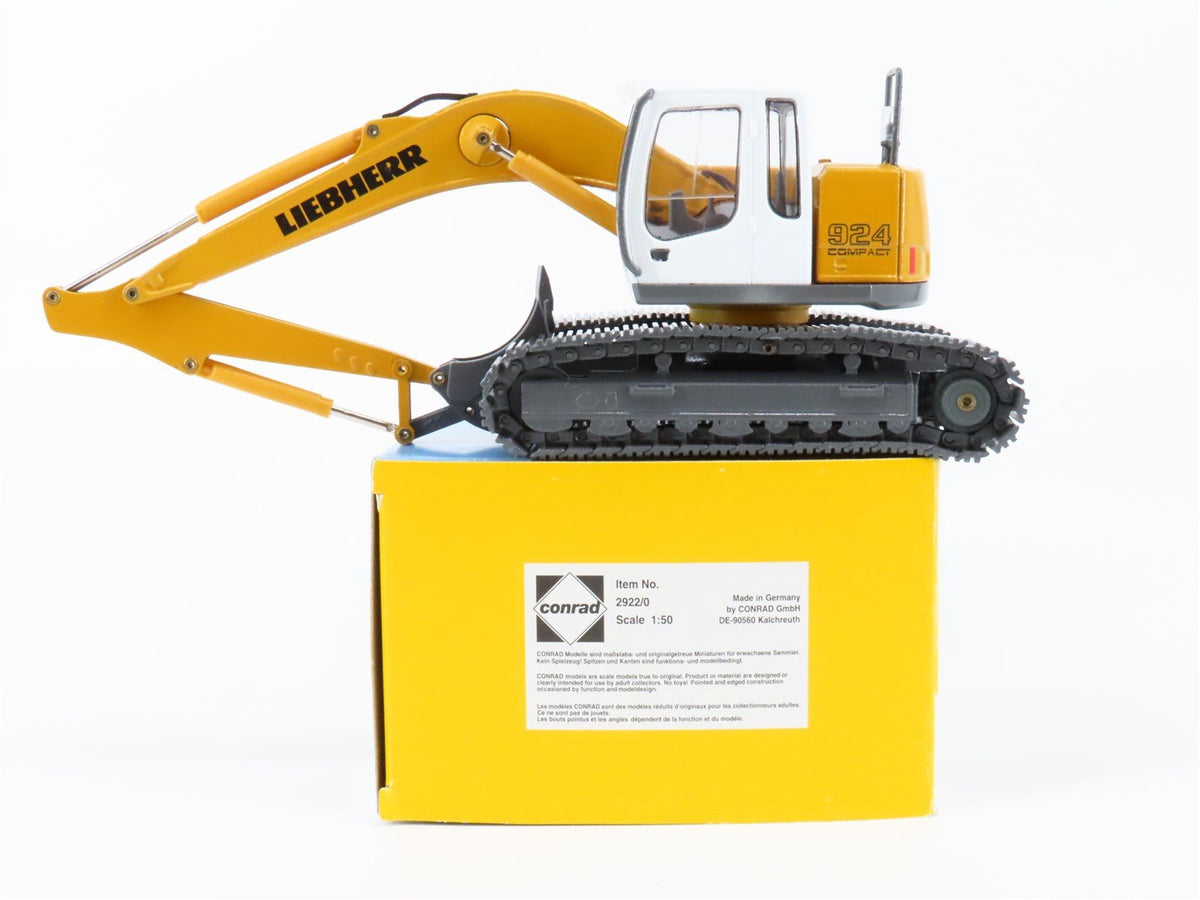 1:50 Scale Die-Cast Conrad 2922/0 Liebherr R 924 Hydraulic Excavator